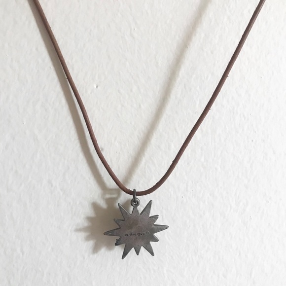 Brown and pink stone star necklace - Picture 4 of 4